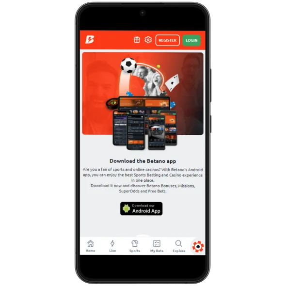 Download Betano Casino app