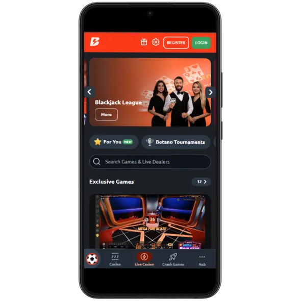 Betano Casino Live Casino