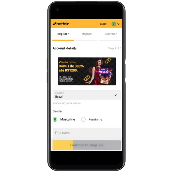 Betfair Casino Sign Up